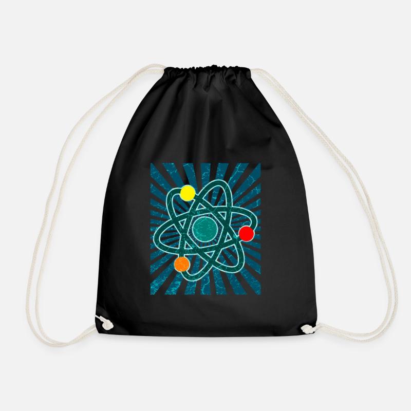 Atom - Turnbeutel - Schwarz