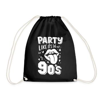 Années 90 - Sac de sport léger - noir - Devant