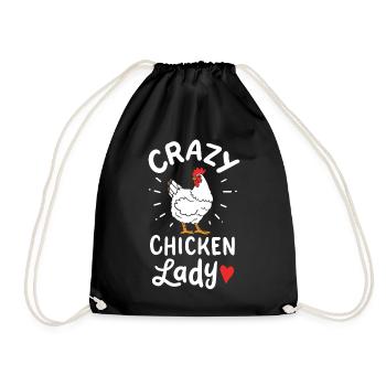 Chicken Lady - Sac de sport léger - noir - Devant