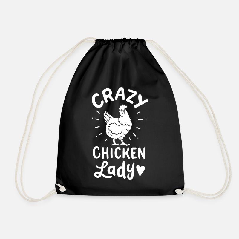 Chicken Lady Farming - Turnbeutel - Schwarz