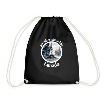 Canada Wild Wilderness Adventure Outdoor Nature Canada - Sac de sport léger - noir - Devant