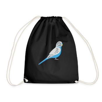 Budgie - Drawstring Bag - black - Front