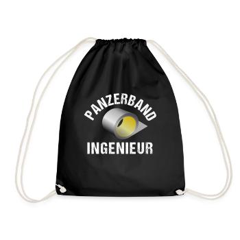 Panzerband Ingenieur Gaffa Gaffer Tape Panzertape - Turnbeutel - Schwarz - Vorne