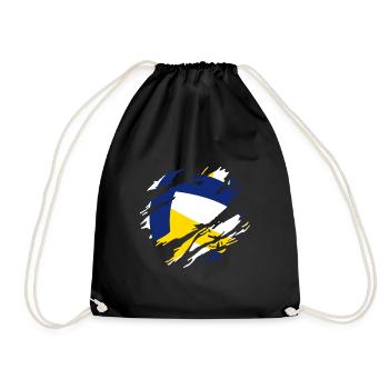 volleyball - Turnbeutel - Schwarz - Vorne