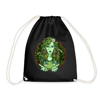 végétal d’Ayahuasca - Sac de sport léger - noir - Devant