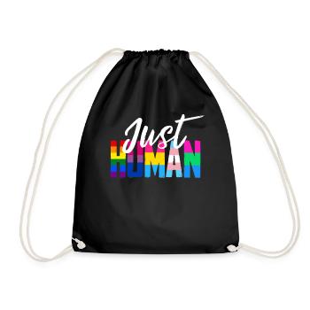 LGBT Rainbow Gay Pride Gay Lesbian Gay - Drawstring Bag - black - Front