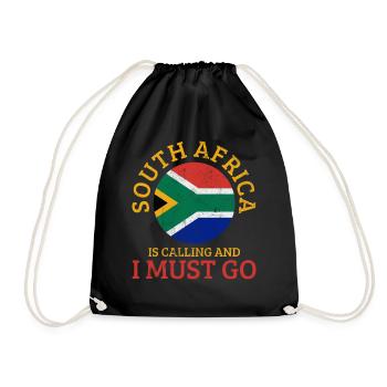 Afrique du Sud - Sac de sport léger - noir - Devant