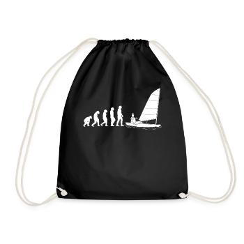 EVOLUTION Segeln Segel Segler Schiff Yacht Boot Se - Turnbeutel - Schwarz - Vorne