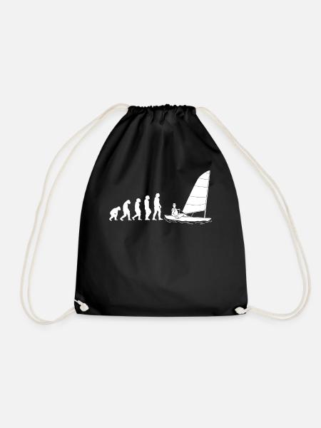 EVOLUTION Segeln Segel Segler Schiff Yacht Boot Se - Turnbeutel - Schwarz