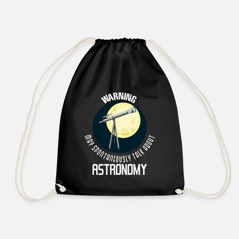 Astronomie Planeten Astrophysik Geschenk - Turnbeutel - Schwarz