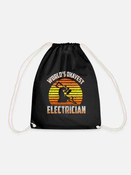 Bester Elektriker - Turnbeutel - Schwarz
