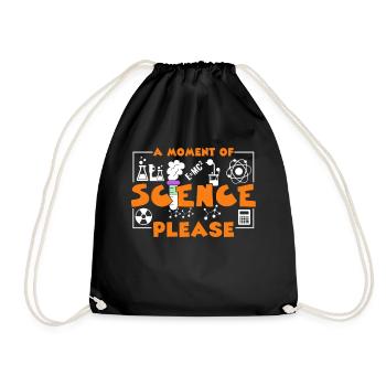 La science, un moment de science - Sac de sport léger - noir - Devant
