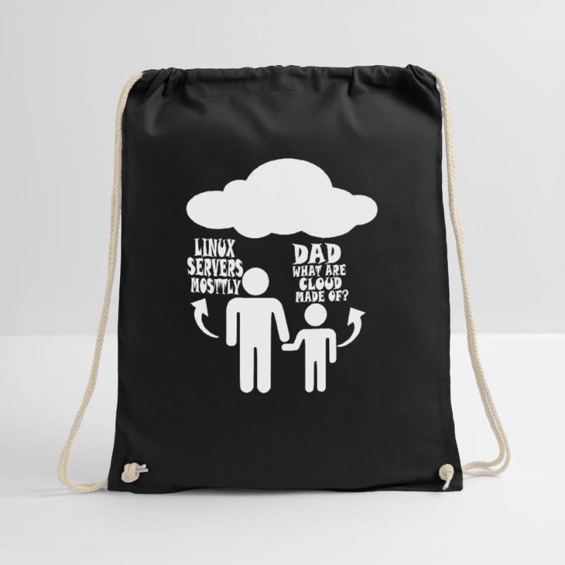 Linux server mostly Drawstring Bag