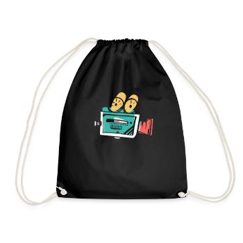 cinéma - Sac de sport léger - noir - Devant
