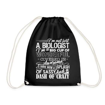 Biologiste Merveilleux Biologiste - Sac de sport léger - noir - Devant