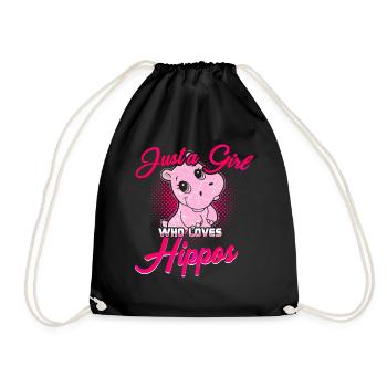 Hippopotame Hippopotame - Sac de sport léger - noir - Devant