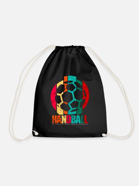 Handball - Turnbeutel - Schwarz