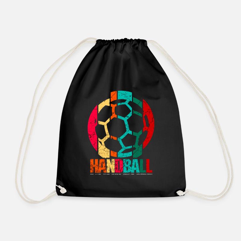 Handball - Turnbeutel - Schwarz