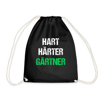 Hart Härter Gärtner - Turnbeutel - Schwarz - Vorne