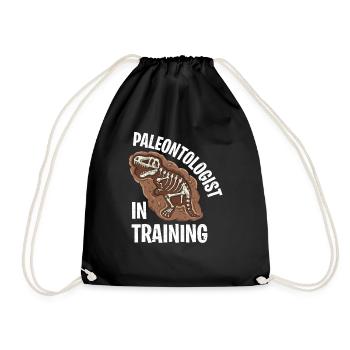 Paleontologist Paleontology - Drawstring Bag - black - Front