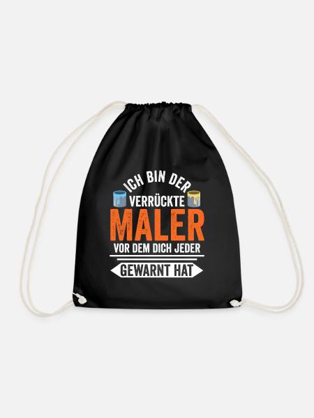 Maler und Lackierer - Turnbeutel - Schwarz