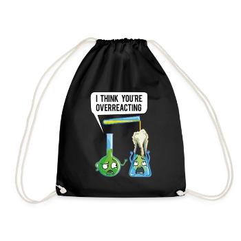 Je pense que vous exagérez Chimiste Professeur Chimiste - Sac de sport léger - noir - Devant