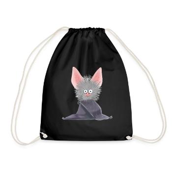 Chauve-souris, Noctambule, Suceur De Sang, Faune, Bébé - Sac de sport léger - noir - Devant