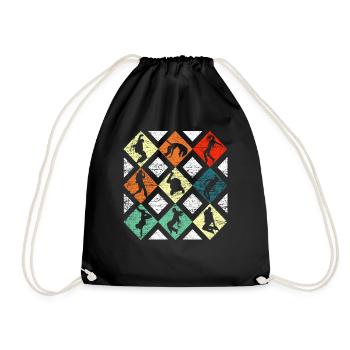 Break Dance - Drawstring Bag - black - Front