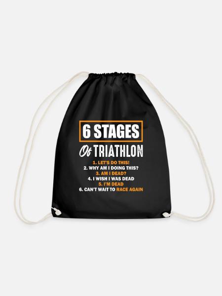 Triathlon - Turnbeutel - Schwarz