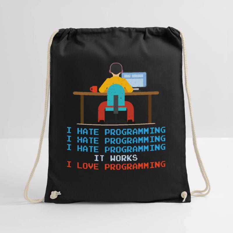 Programmierer - I Hate Programming Turnbeutel