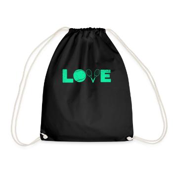 Raquette de tennis Tennis Love - Sac de sport léger - noir - Devant