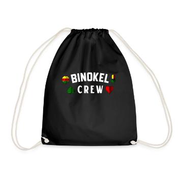 Jumelles Crew Card Game Jumelles Benoggel - Sac de sport léger - noir - Devant