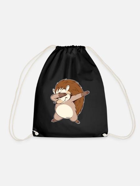 Humour drôle d’animaux sur le hérisson - Sac de sport léger - noir