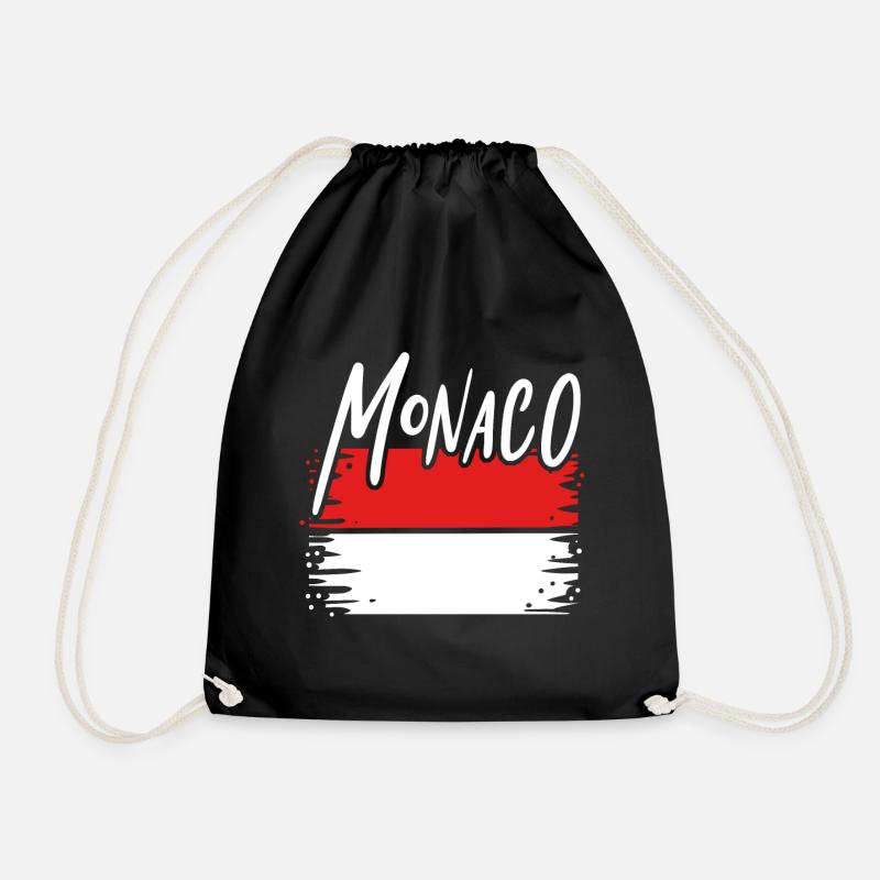 Principauté de Monaco - Sac de sport léger - noir