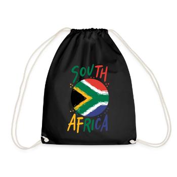 South Africa - Drawstring Bag - black - Front