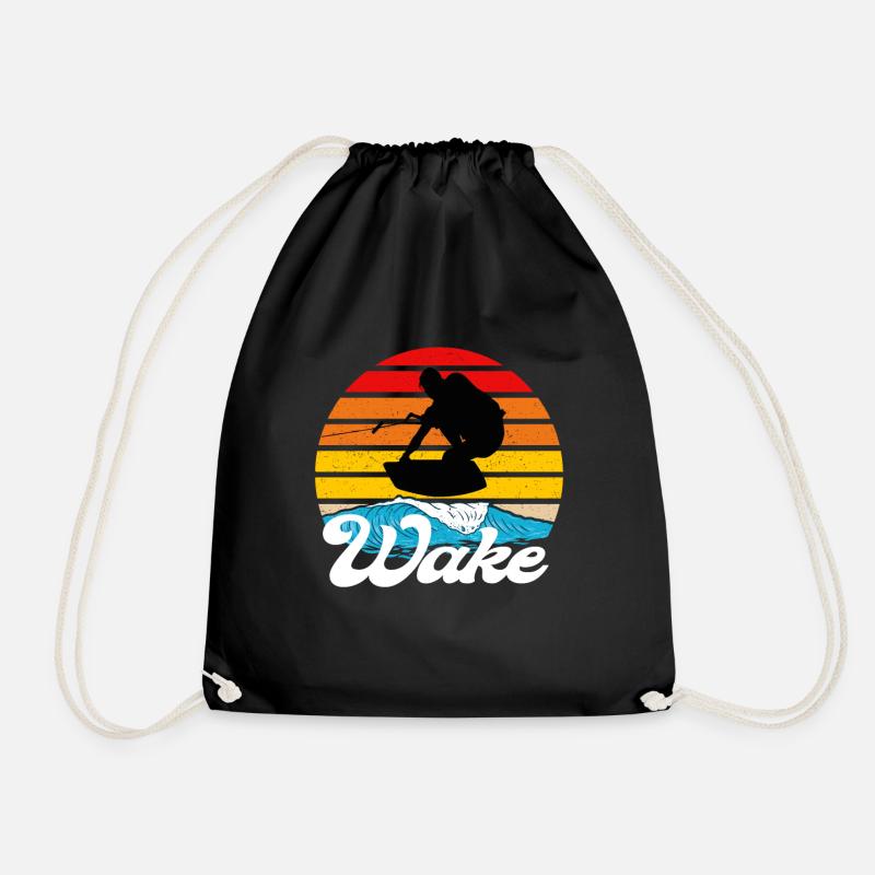 Wakeboard - Turnbeutel - Schwarz