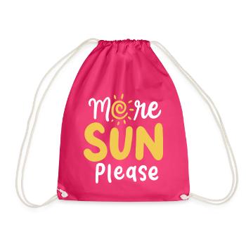 Sun beach brown - Sac de sport léger - fuchsia - Devant