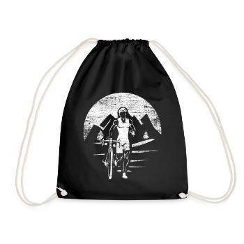 Triathlon Sport - Turnbeutel - Schwarz - Vorne