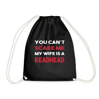 Cheveux roux rousse gingembre blagues cadeau femme - Sac de sport léger - noir - Devant