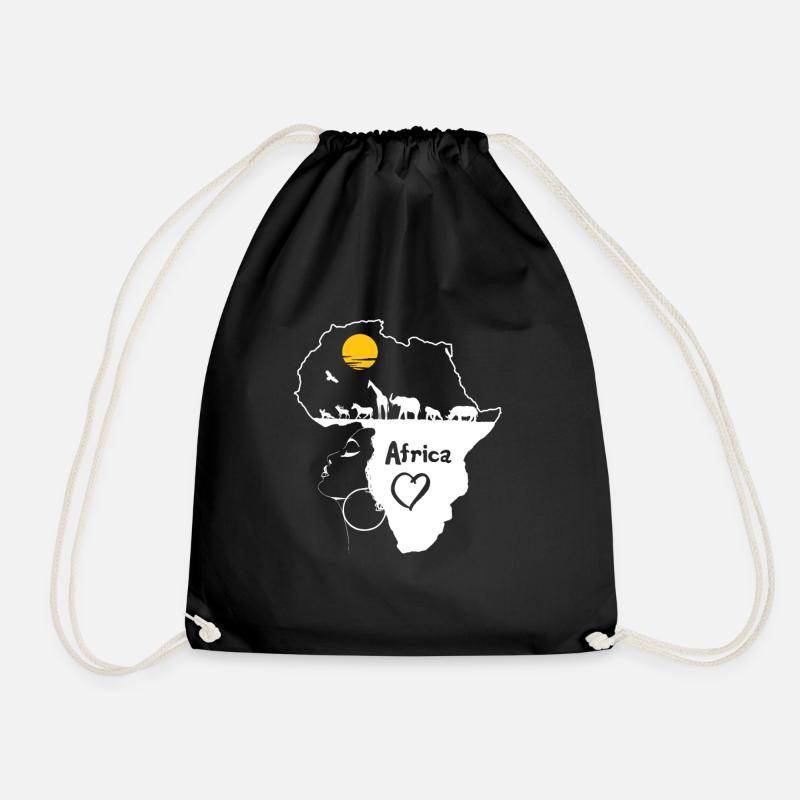 Afrique - Sac de sport léger - noir