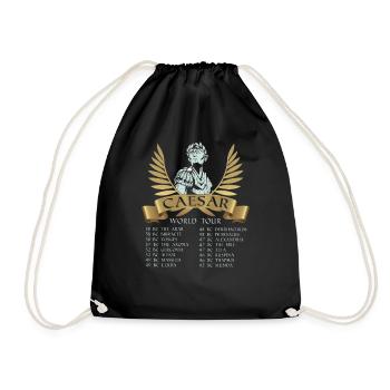 Histoire Gaius Julius Caesar anciens raids - Sac de sport léger - noir - Devant