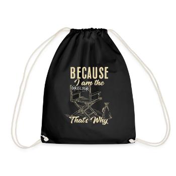 Réalisateur de films - Sac de sport léger - noir - Devant