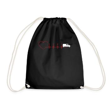 MINIBUS - Sac de sport léger - noir - Devant