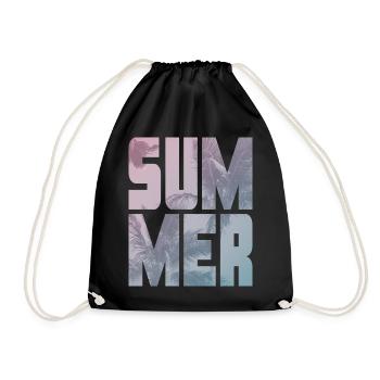 Sommer - Turnbeutel - Schwarz - Vorne