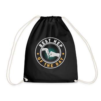 Le meilleur soignant au monde Infirmier HEP - Sac de sport léger - noir - Devant