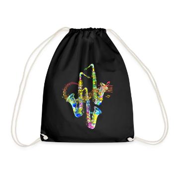 saxophone - Sac de sport léger - noir - Devant
