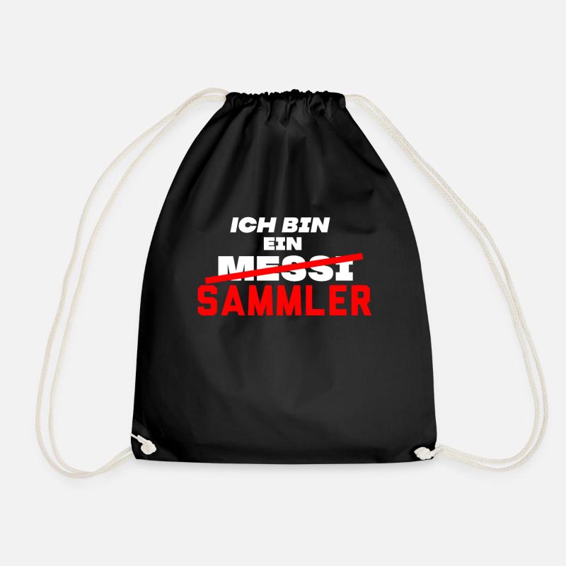 Sammler Sprüche - Turnbeutel - Schwarz