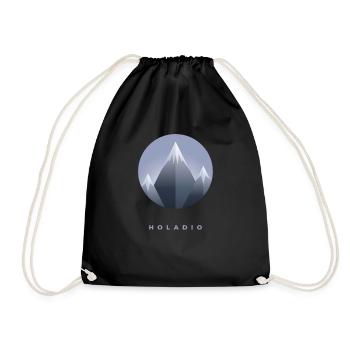 Holadio Holladio Mountaineer Yodelling Heidi Hiking - Drawstring Bag - black - Front