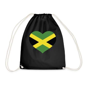 COEUR JAMAÏQUE - Sac de sport léger - noir - Devant