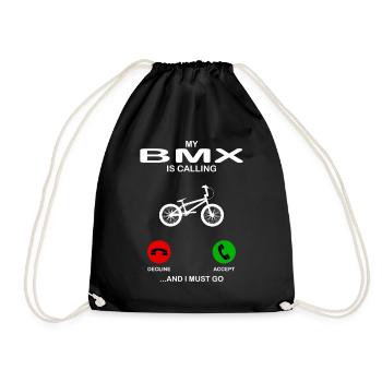 bmx - Turnbeutel - Schwarz - Vorne